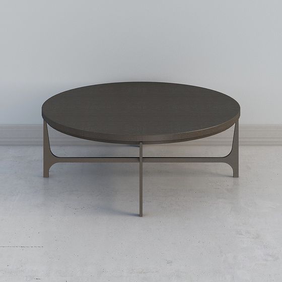Low Poly Round Table 3D model
