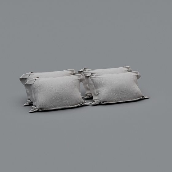 Comfortable Cushion Covers 3D model