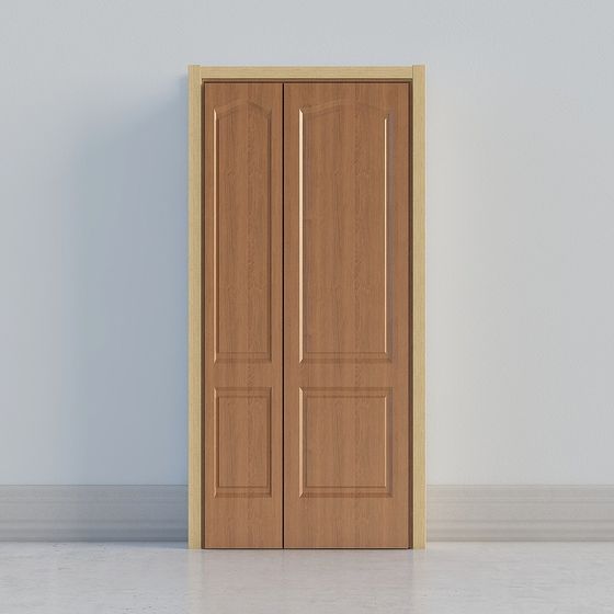 Classic Wooden Door 3D model
