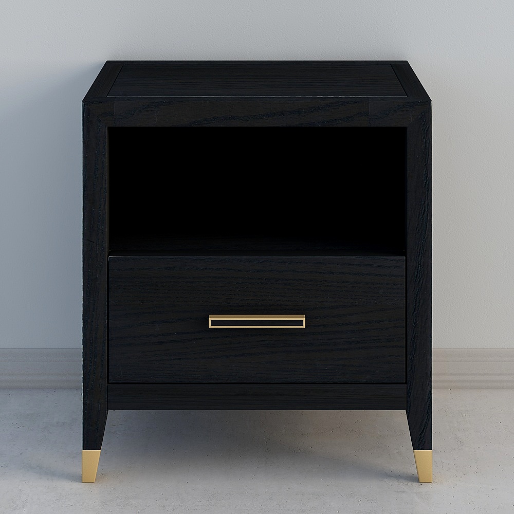 침대협탁 NH1910-폴블랙