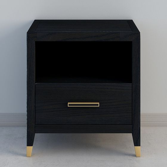 침대협탁 NH1910-폴블랙