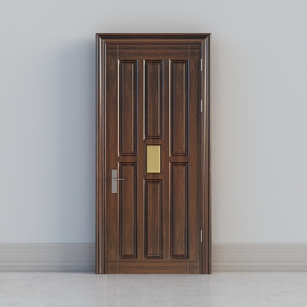 classic dark wooden door