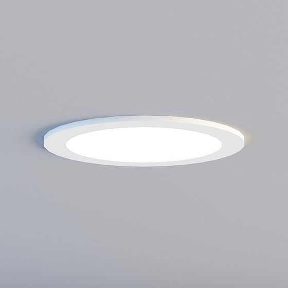 Circular Light 3D model for Modern Interior Design