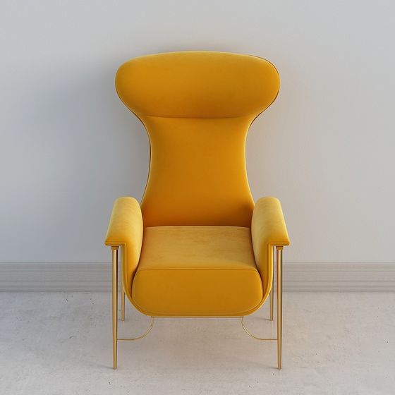 Elevate High Back Chair 3D model