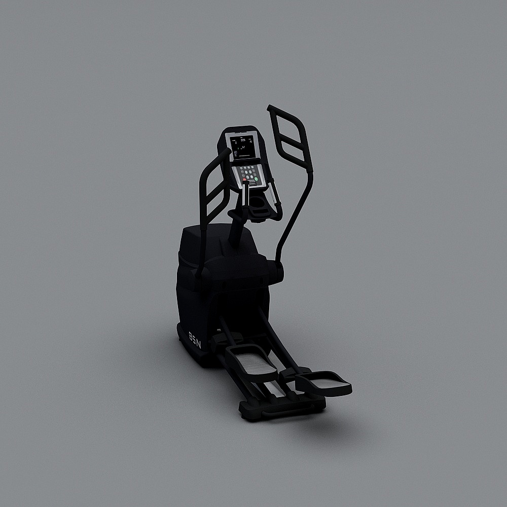 Industrial Hand Truck 3D model in Low Poly Design