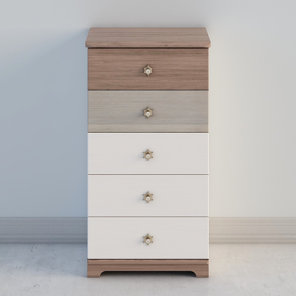 Elegant Storage Cabinet 3D model
