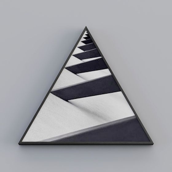 Stylish Low-Poly Geometric 3D Model for Creative Projects