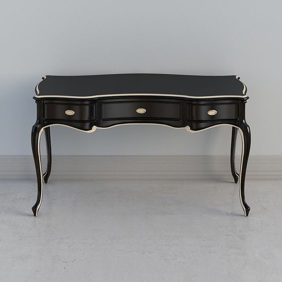 Elegant Vintage Desk 3D model
