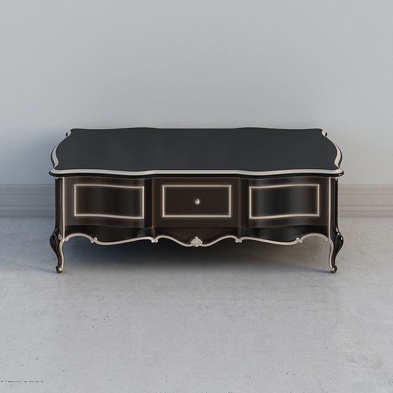 Vintage Luxury TV Cabinet 3D model