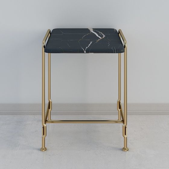 Urban Corner Side Table 3D model for Modern Interiors