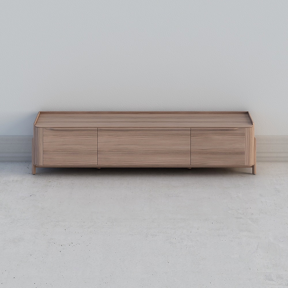 DW12002-2010 TV 캐비닛 - 블랙 월넛