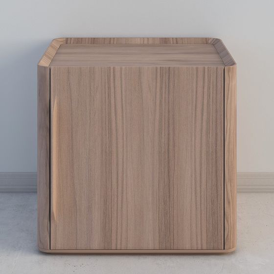 Modern Cubical Storage Cabinet 3D model