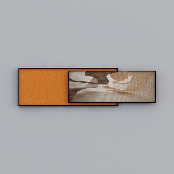 Abstract Picture Frame 3D Model