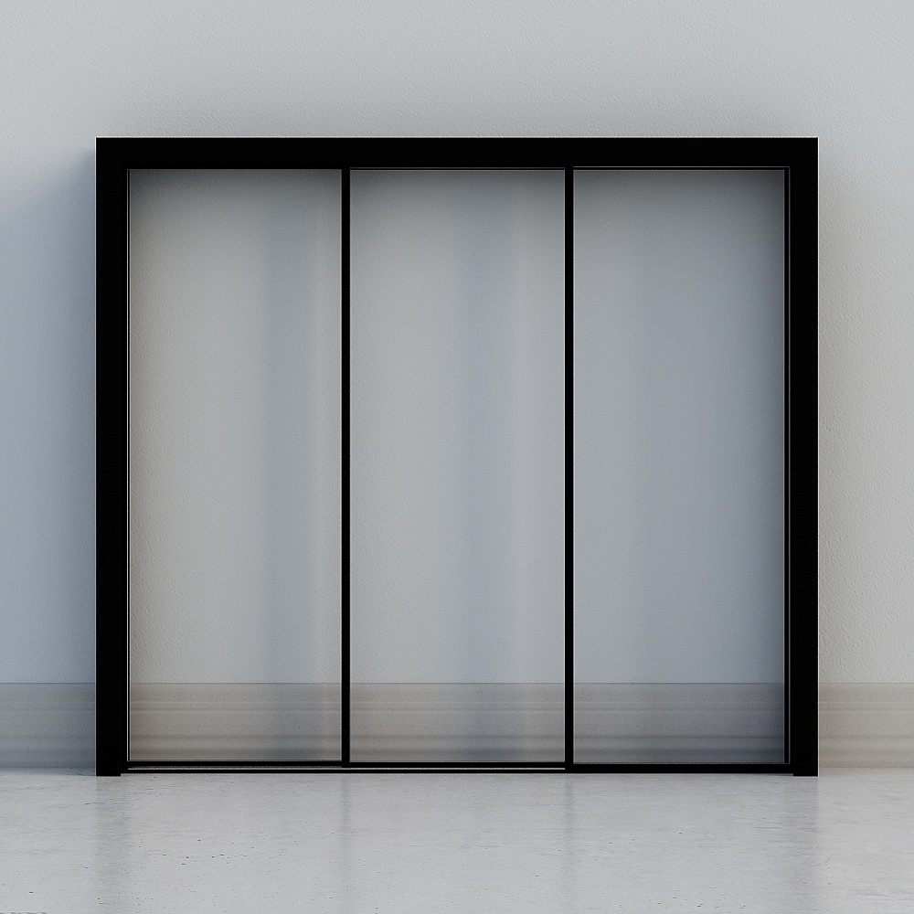 Porta scorrevole in vetro