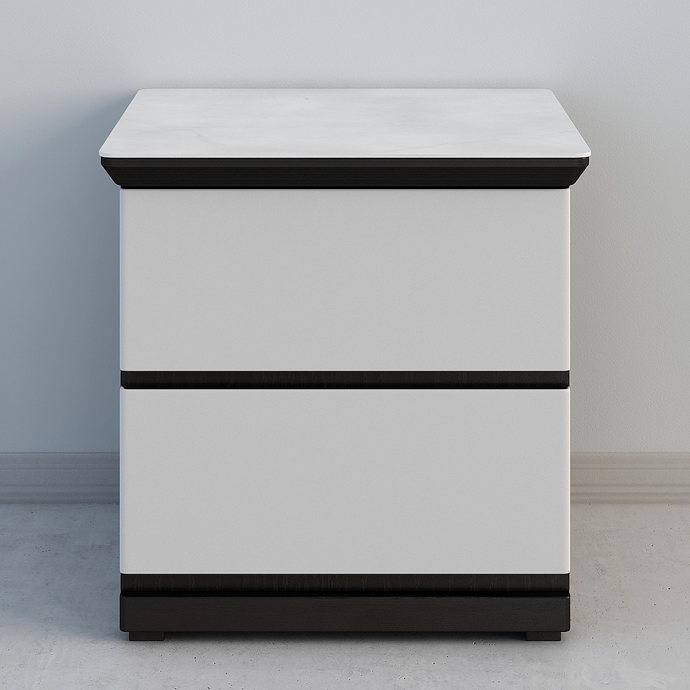 Urban Elegance Bedside Table 3D model