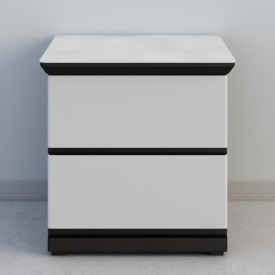 Urban Elegance Bedside Table 3D model