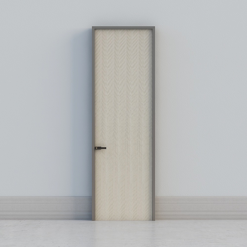 minimal beige door