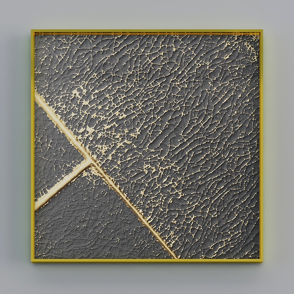 Gemmage - Простой Современный - A-15107 - Декоративная Картина с Абстрактным Узором