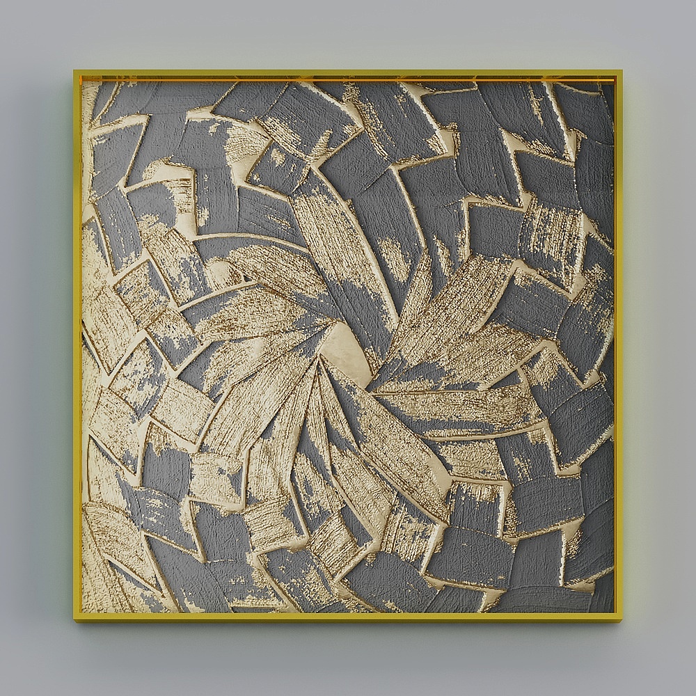 Gemmage - Simple Modern - A-15101 - Abstract Pattern Decorative Painting