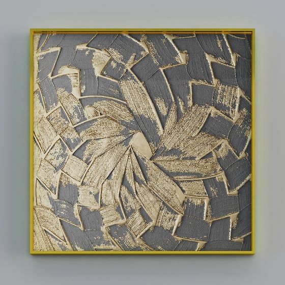 Abstract Geometric Fragments 3D model