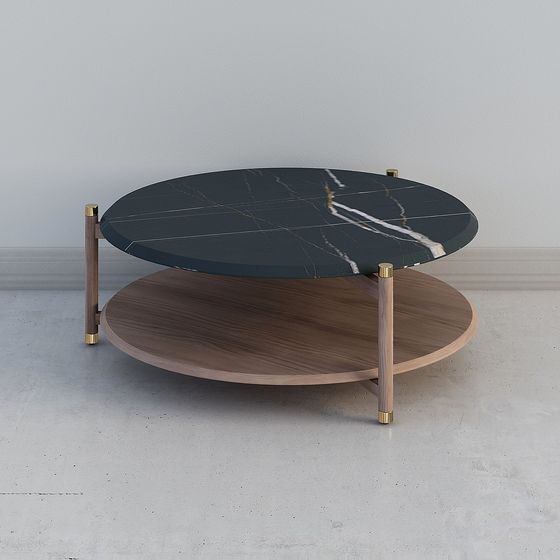 Stylish Coffee Table 3D model for Modern Interiors