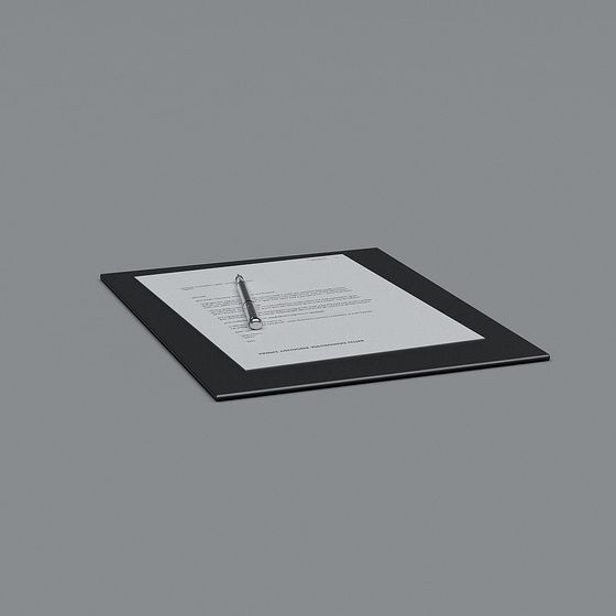 Stunning Document Display Stand 3D model