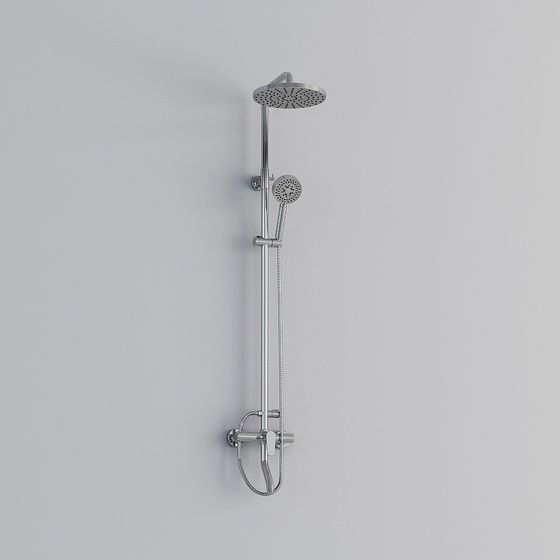 Futuristic Minimalist Shower Head 3D model