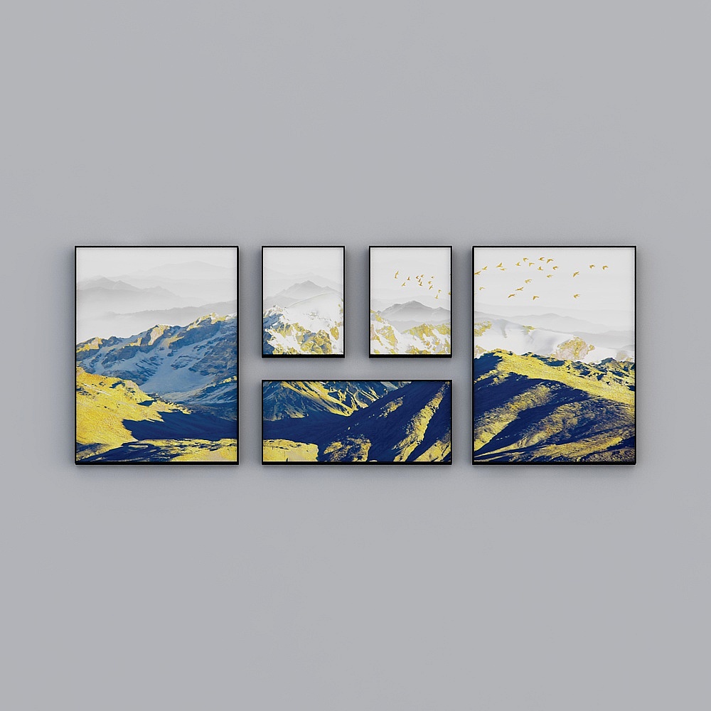Gemmage - Simple Modern -NX- Package 526 - Landscape Decoration Painting