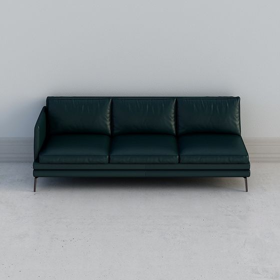 Urban Comfort 3D model Sofa for Modern Interiors