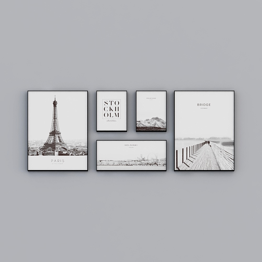 Gomec -Nordic Style-NX-Set 30-Decorative Painting