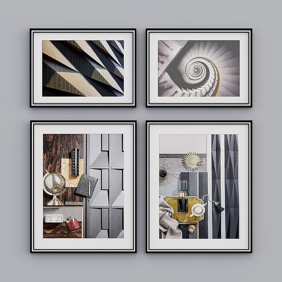 Elegant Low Polygon 3D Model Collection