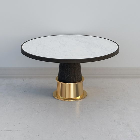 Elegant Round Table 3D Model Design