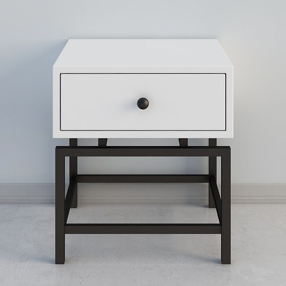 Stylish Minimalist Nightstand 3D model