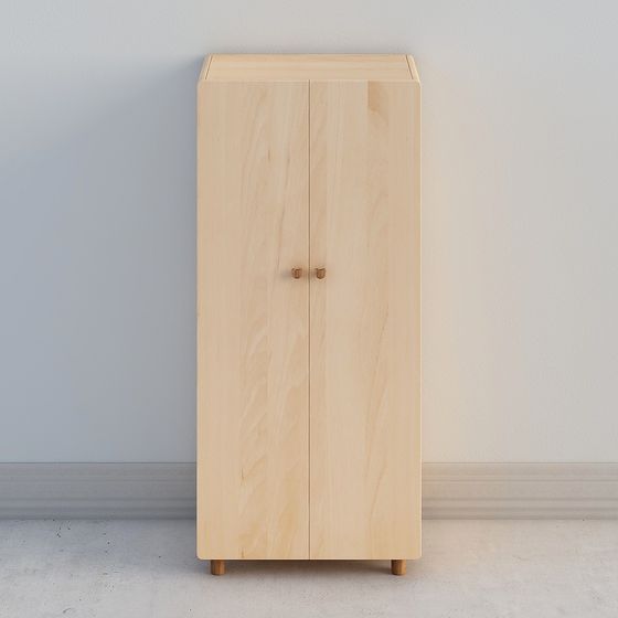 Wooden Storage Cabinet 3D model