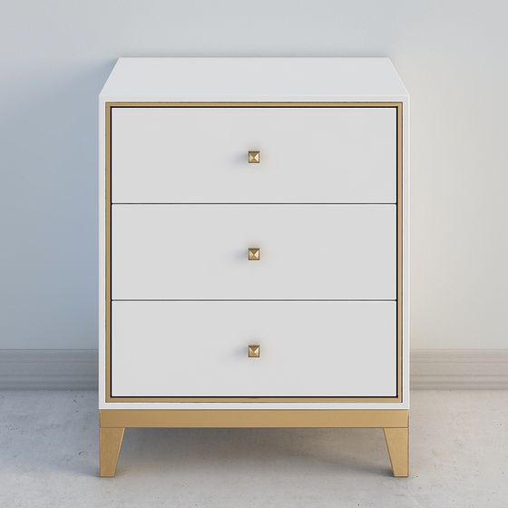 Urban Minimalist Nightstand 3D model