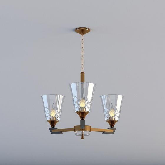 Stylish 3D Pendant Light Model for Contemporary Spaces