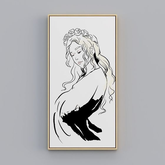 Dream Flower Low-Poly 3D model for Elegant Spaces