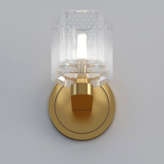 Elegant Modern Wall Lamp 3D model