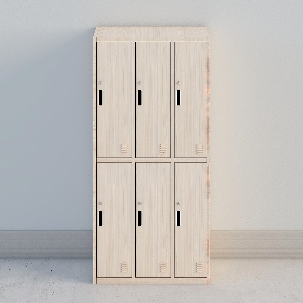 Cherry wood 6 doors full wood pattern