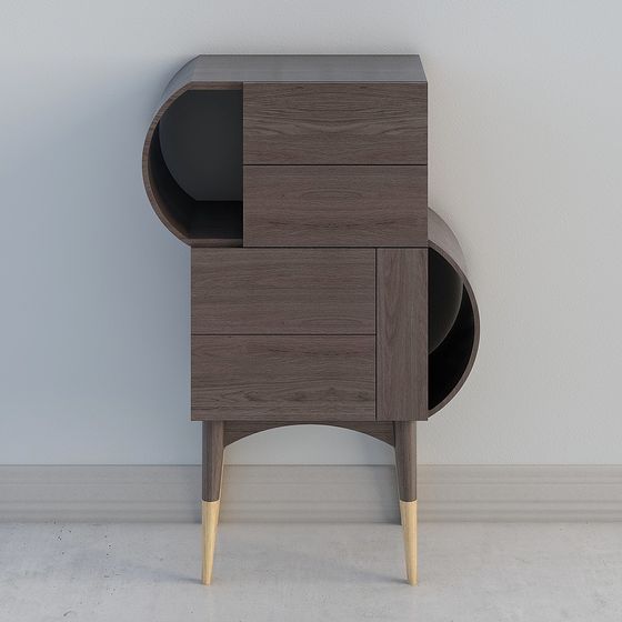 Curated visual reference: Fresh Look at Stylish Minimalist Storage Cabinet 3D Model
