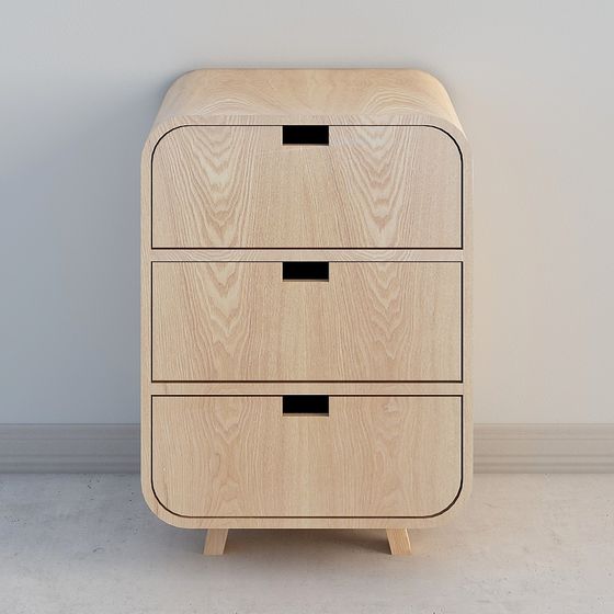 Urban Corner Nightstand 3D model