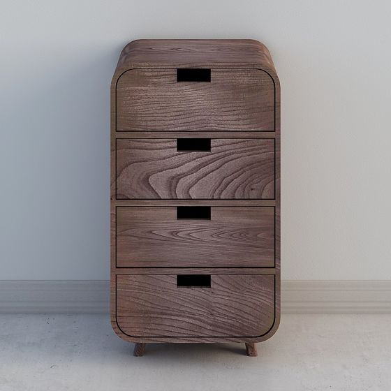 City Corner Storage Cabinet 3D model