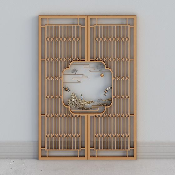 Oriental Window 3D model - A Unique Design