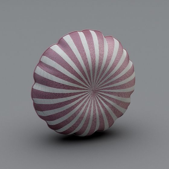Stylish Low-Polygon Seashell 3D Model for Creatives