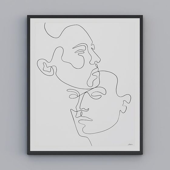 Dance of Lines 3D model