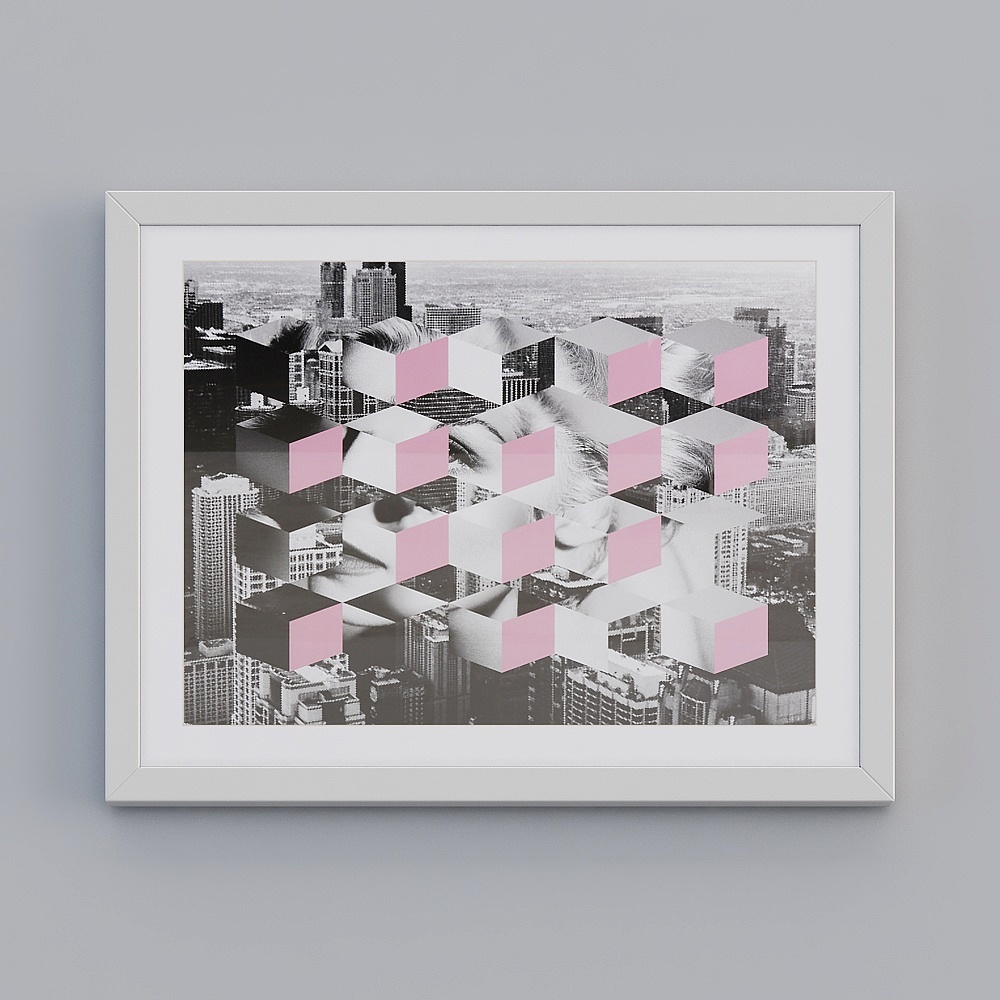 Futuristic Cityscape 3D Model