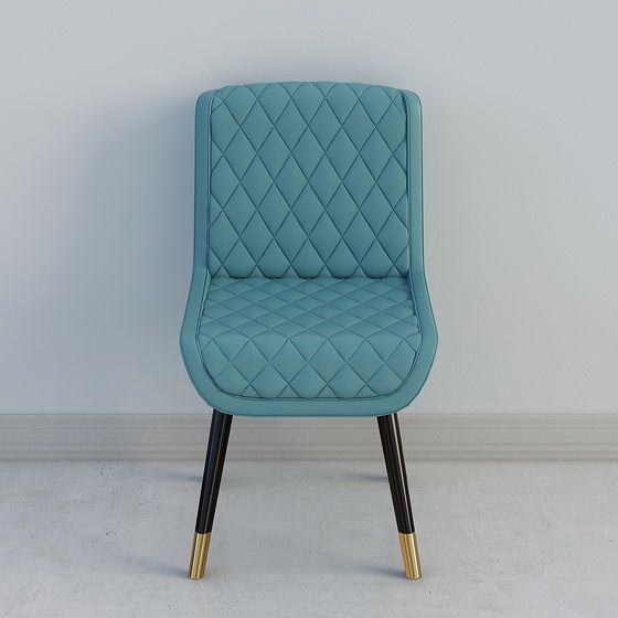 Stylish Low-Poly Chair 3D model