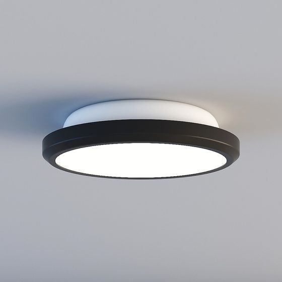 Round Light Circle 3D model for Stylish Interiors
