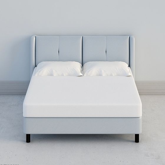 Modern Minimalist Bed Frame 3D model