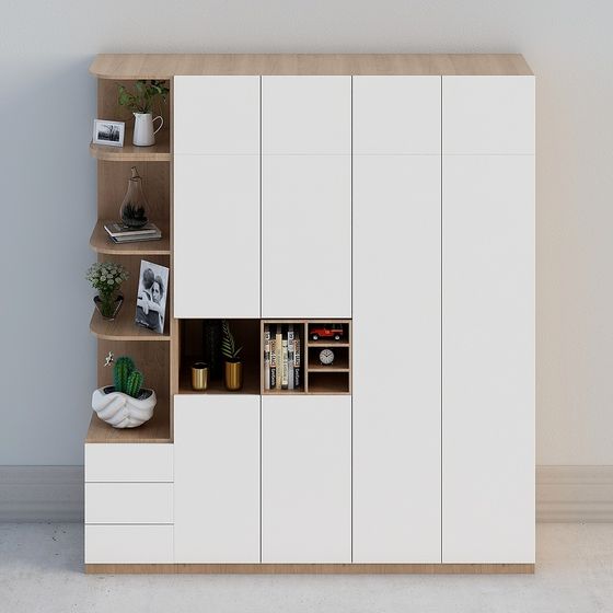 Simple and Functional Storage Cabinet 3D model